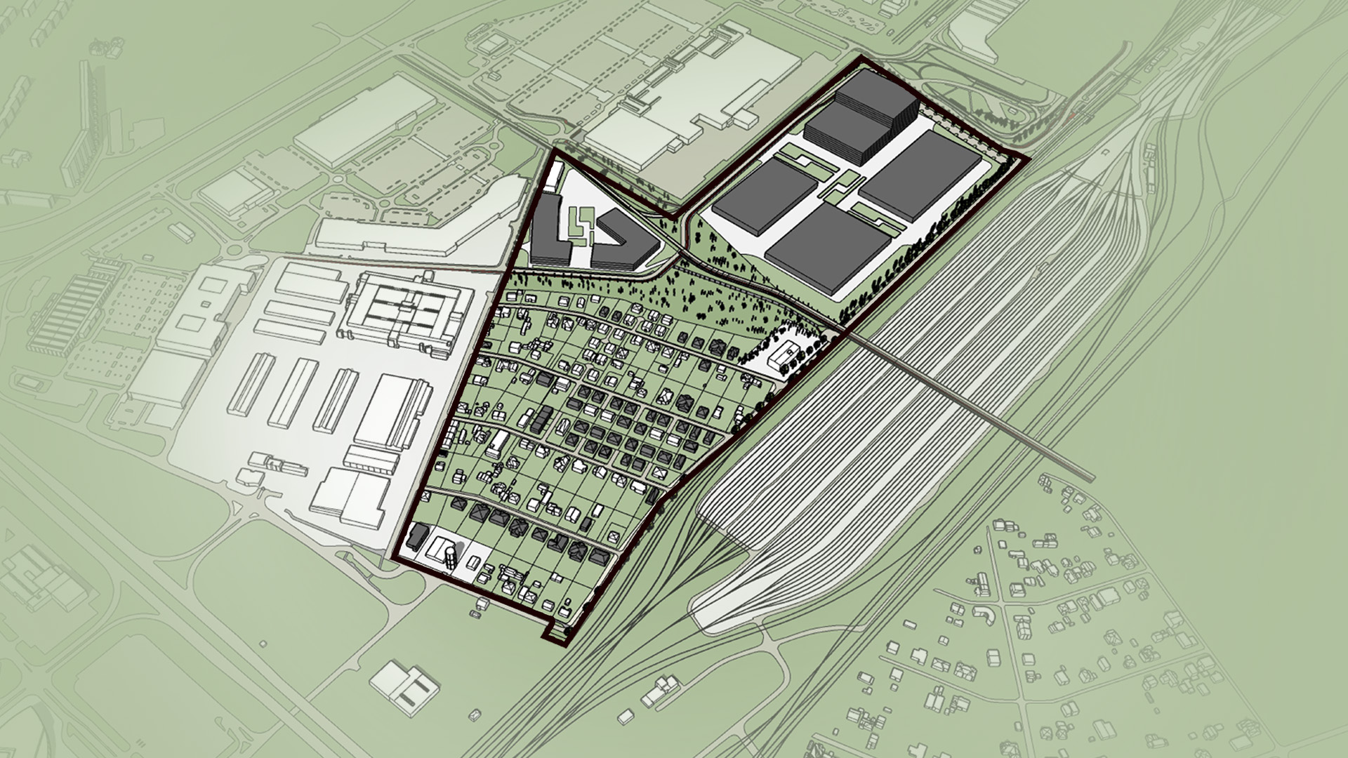 model 3d zagspodarowania terenu - grafika artykułu